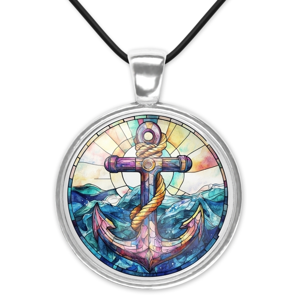 Nautical Anchor Pendant Necklace